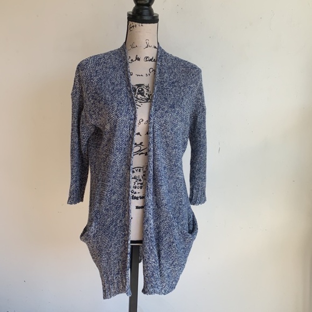 Anthropologie Sparrow Far From Whistler Hemp Open Cardigan